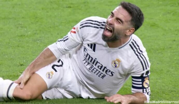 إصابة خطيرة للاعب ريال مدريد داني كرفاخال